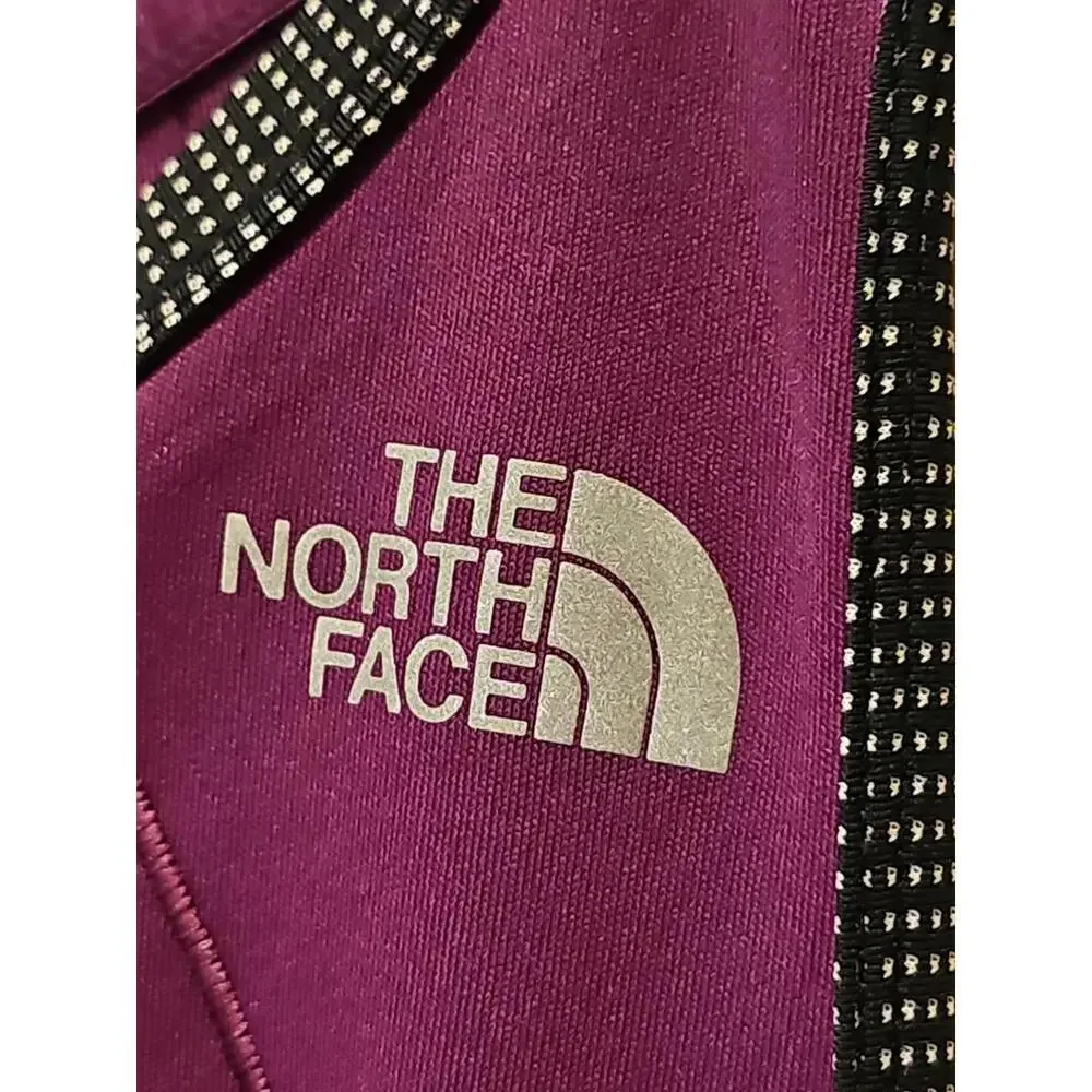 The North Face Flash Dry Purple & Black White Checked Tank  Racer Back  Medium - Picture 2 of 8